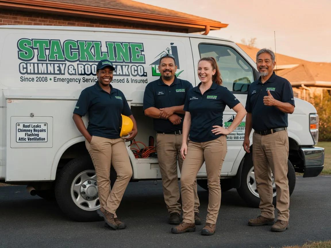 Chimney flashing repair company in Greenfield, IL